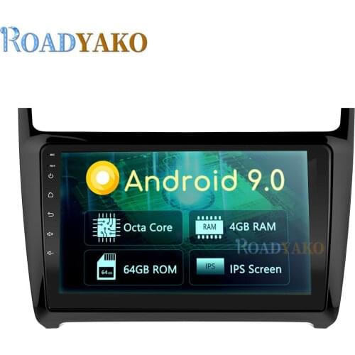 9'' Android Car panel For Volkswagen POLO 2012-2019 Stereo Auto Car Radio Video player Navigation GPS магнитола 2 Din Autoradio