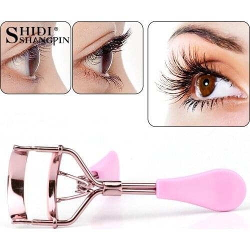 1 Piece Eyelash Curler Handle Mink Lashes Curler False Eyelashes Applicator Make Up Tools Natural Bending Eyelash