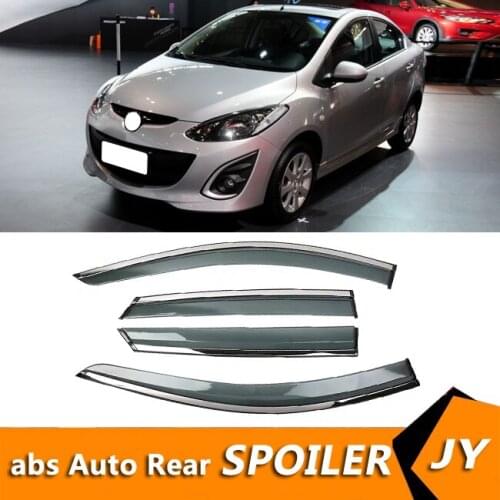 For Mazda2 2012 Window Visor Vent Shades Sun Rain Deflector Guard For Mazda2 Auto Accessories 4PCS/SET