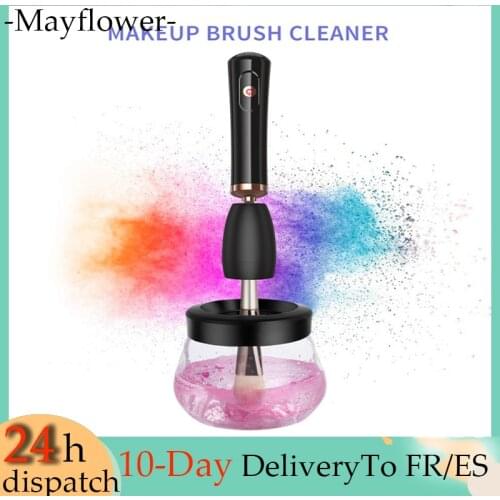 Electric Makeup Brush Cleaner and Dryer Set 10 Seconds Convenient Silicone Make up Brushes Cleaner Devices Brushes Clean Machine
