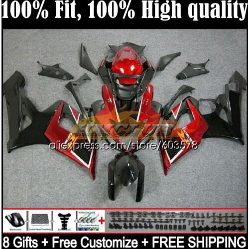 Injection For SUZUKI GSXR-1000 GSXR1000 GSX R1000 K5 12CL.11 GSX-R1000 05 06 GSXR 1000 1000CC CC 2005 2006 Fairing Metal red