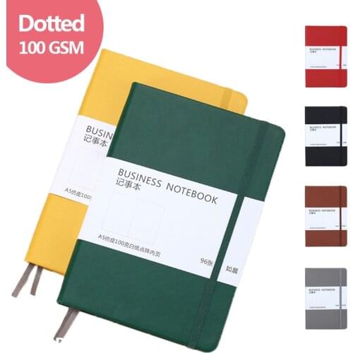 Classic bullet dotted journal Hard cover 100 GSM 192 pages Dotted A5 notebook planner Stationery School supplies