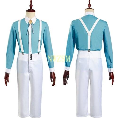 Kemono Jihen Akira Cosplay Costume Shirt Pants Outfits Halloween Carnival Suit