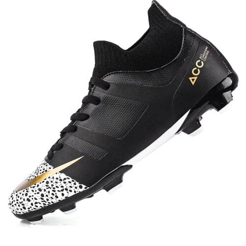 Outdoor Boys Soccer Shoes Football Boots Ankle Kids Sneakers Chuteira Society Training Sport Sneakers Size 34-45 Shoes Football