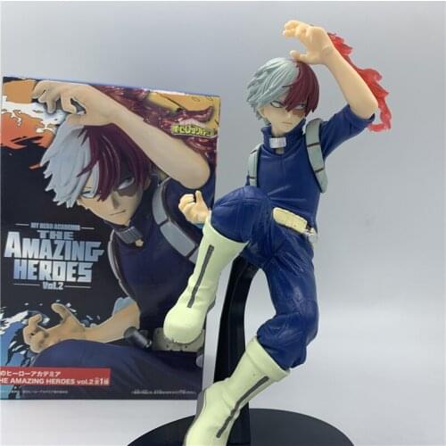 My Hero Academia Todoroki Shoto Fighting Ver. Action Figure PVC Collecion Izuku Midoriya Deku Bakugou Katsuki Model Toy