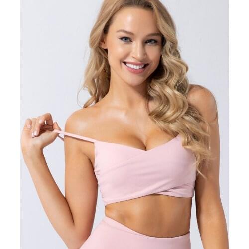New Fashion Women Sportwear Vital Seamless Pink Sexy Vest Yoga Bra Top Gym Clothing Fitness Shirts Bikini Women Active