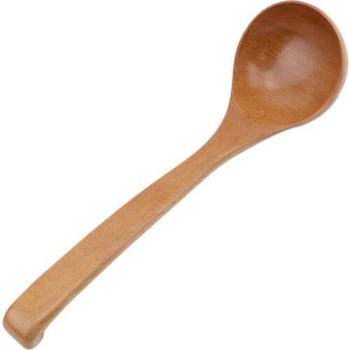 New Arrivals Soup Catering Spoon High Quality Wooden Bamboo Kitchen Cooking Utensil Tool Cuchara De Madera Tableware Hot Sale