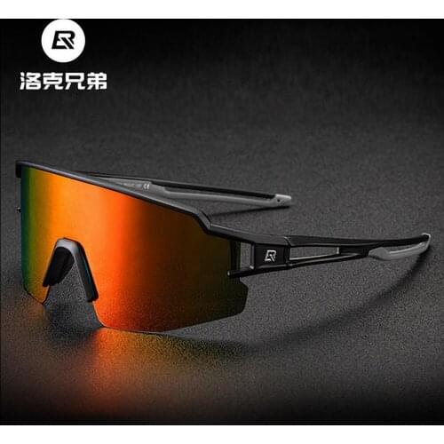 ROCKBROS Photochromic Cycling Glasses Polarized Built-In Myopia Frame Sports Sunglasses Men Women Glasses Cycling Eyewear Goggle