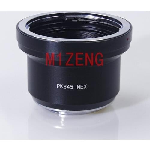 Pk645 Pentax 645 mount lens to E mount adapter ring for sony a5100 a6000 a6300 a6500 NEX3/5N/7/6/5R/5T a7 a9 a7r a7s a7r3 camera