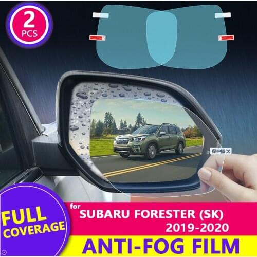 For Subaru Forester 2019 2020 (SK) Full Cover Rearview Mirror Film Anti-Fog Auto Mirror Sticker Car Accessories