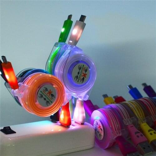 Awesome LED Light Micro USB Cable Luminous Android Port Data Cable Phone Charger