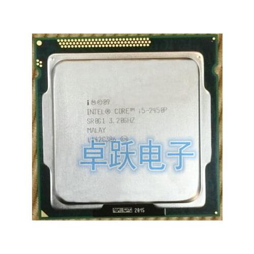 Original i5-2450P i5 2450P CPU Processor 3.2G 1155 pin 95W Quad Core 32nm 3.2GHz scrattered pieces free shippping