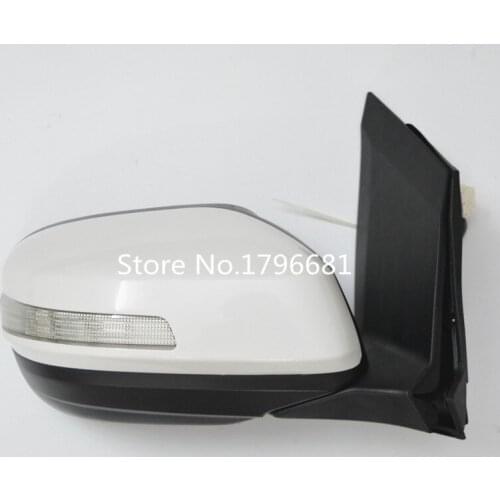 CAPQX 2PCS 7Pin Auto Electric Folding Outside Rearview Mirror Side rear view mirror 76258-TM5-H21 For CITY 2009 2010 201-2014