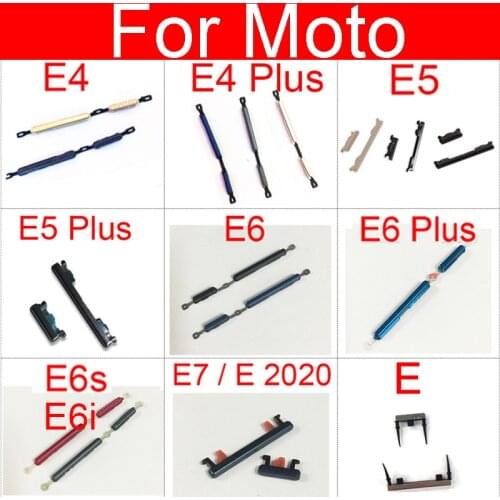1 Set Volume Power Side Button For Motorola Moto E5 E (5th Gen) On/off Power Volume Switch Side Keypad Replacement Repair Parts