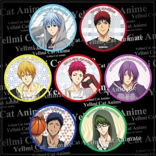 1pc 58mm Kuroko no Basuket Badges Acrylic Pins Icons On Backpack