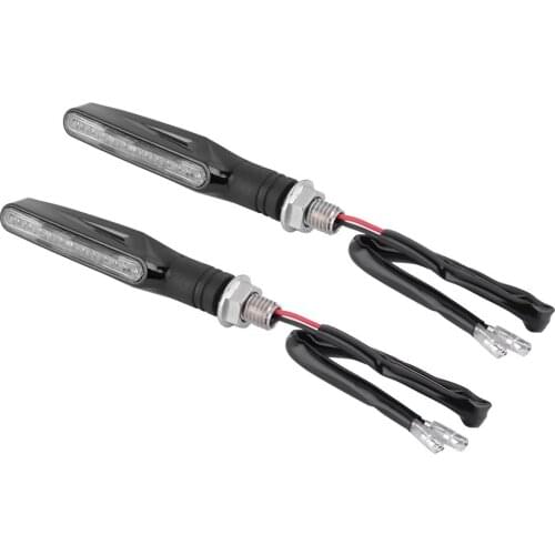 2 x LED Super Bright Amber Turn Signal Light Universal Motor Unbendable Light New Dropping Shipping