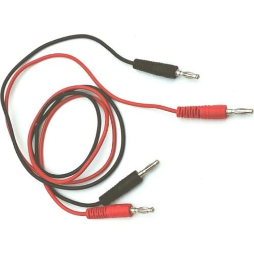 50pcs 80CM High Voltage Silicone Cable 4MM Banana to 4MM Banana Male plug New