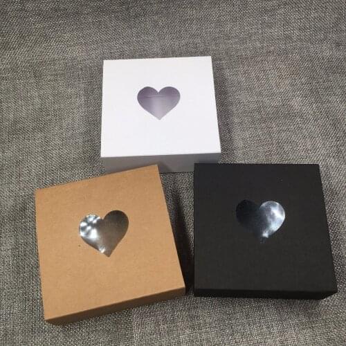 50pcs/lot Kraft Wedding Party Gift Boxes Handmade Soap/chocolate/cake/candy/Cosmetics/jewelry Packaging gift Box