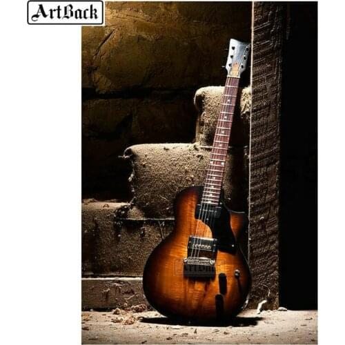 5d diamond painting full square guitar music sticker diamond art mosaic resin 3d round drill canvas embroidery