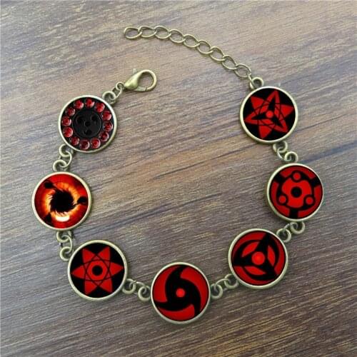 Anime Ninja Seven Links Accessories Cosplay Jewelry Crystal Bracelet