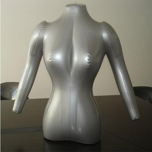 Free Shipping !! femal Inflatable Mannequin Torso Inflatable Manikin Body For inflatable upbody with hand for Display
