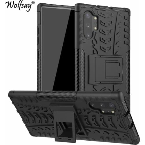 Case for Samsung Galaxy Note 10 Pro Cover Soft Rubber & Hard PC Case For Samsung Galaxy Note 10 Pro Plus Case Phone Holder Cover