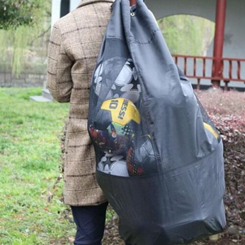 Football Equipment Basketball Volleyball Big Ball Heavy Duty Ball Mesh Large Capacity Bag 2020 New Arrival