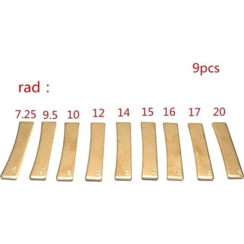 Electric Guitar Bass Radius Fingerboard Fret Press Caul Insert 7.25/9.5/10/12/14/15/16/17/20 Arc Pressure Luthier Tool