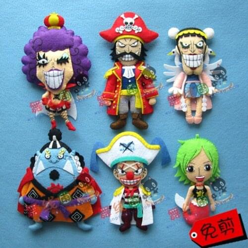 One Piece doll Felt kit Non-woven cloth Craft DIY Sewing set Felt Handwork Material DIY needlework supplies