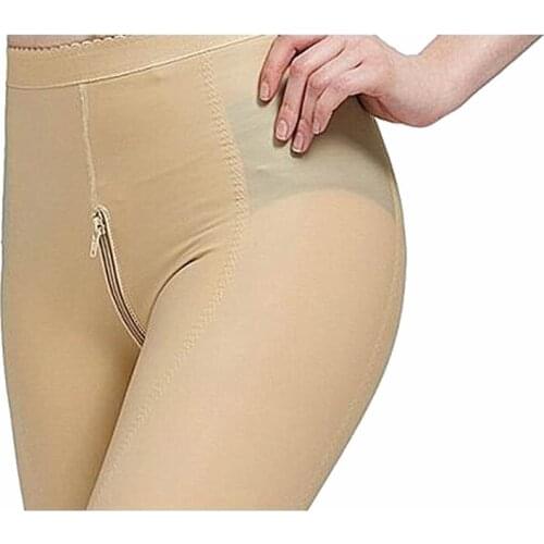 Medical Compression Stockings Varicose Veins Pantyhose Open Toe Compression Pants Brace for Women