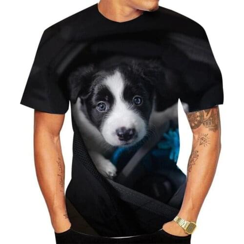 CLOOCL Pet Printed 3D T-shirts Personality DIY Mens T shirts Harajuku Customized Men Clothing Unisex Casual Tops Oversized S-7XL