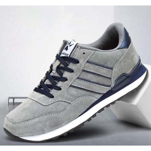 2020 Mens Casual Shoes Lightweight Artificial Leather Sneakers Autumn Comfort Spring Outdoor Breathable Casual Flat Shoes Men