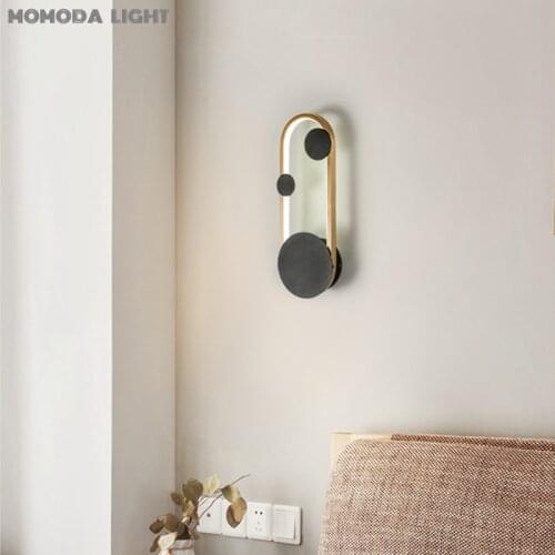 MOMODA Originality Creative Wall-Lights White/Gold Paperclip Bedroom Restaurant Wall-Decor Modern Bedside Sconce Lights Lighting