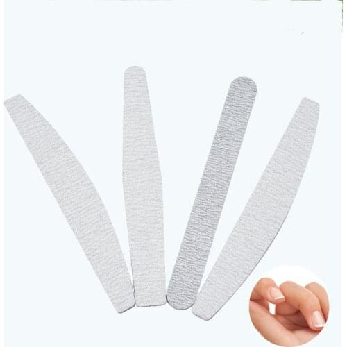 Sandpaper Nail File Lime 100/180 Double Side Sanding Buffer Block Set Grey Nail Files For UV Gel Polish Manicure Tool