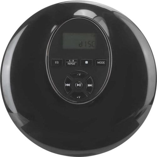 Portable CD Player HiFi Music Player HD Repeater with LCD Display Audio 3.5mm Jack