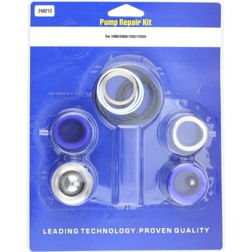 Factory supply Aftermarket GR 248-213 Pump Repair Packing Kit for Airless Sprayer 1595 5900 1095/mark V pump repair kit #248213