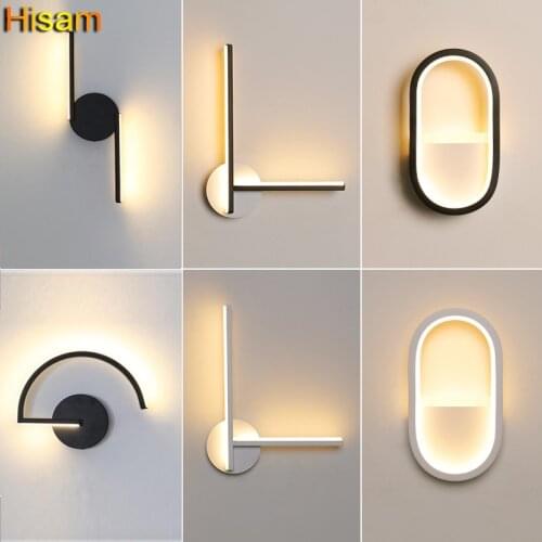 Bedroom Bedside Wall Lights Adjustable Light Color Indoor LED Wall Lamp Coffee Living Room AC90-260V Simple Home Light Fixtures