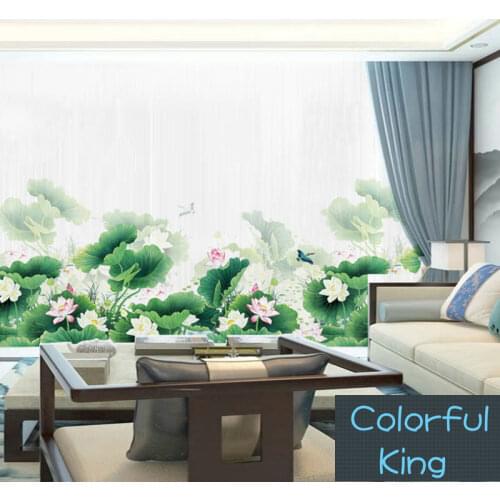 3D Customized Photo Curtains Natural Floral Drape Panel Sheer Tulle Curtains For Living Room Door Kitchen Bedroom for kids