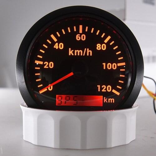 85MM Car Speedometer 120KM/H 200KM/H GPS Speedometer For Motorcycle Motor Yacht Boat Car Outboard Engine