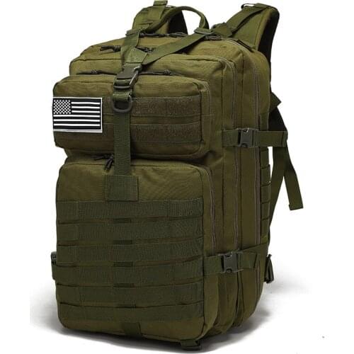50L Large Capacity Man Army Tactical Backpacks Military Assault Bags Outdoor 3P Molle Pack For Hiking Camping Hunting Bag