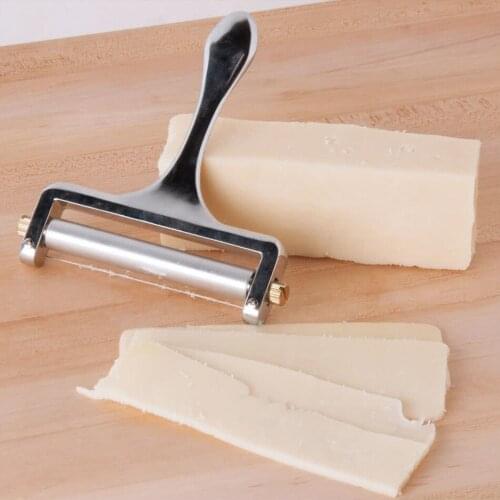 1PC Manual Zinc Alloy Cheese Slicer Adjustable Butter Cutter Cheese Grater Knife Baking Cooking Tool Kitchen Gadgets EOK 0513