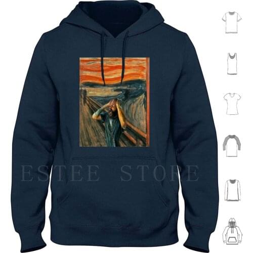 The Scream ( ) Hoodies Scream Photoshop