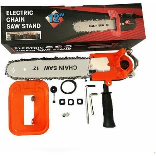 11.5 Inch M12 Angle Grinder Electric Chain Saw Parts Converter Set Woodworking Tools with Chainsaw Bracket