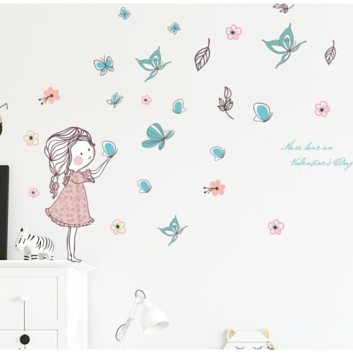 Наклейки цветы на стену Vinkkatory China At AliExpress