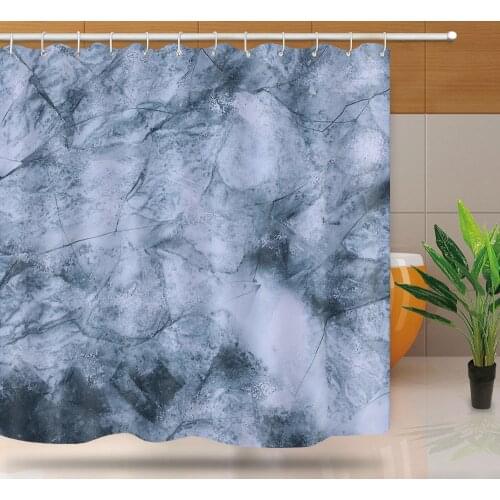 Modern fashion 3d Waterproof Shower Curtains Fabric Polyester Marble Stripes Printing Shower Curtains Bathroom Shower Curtains