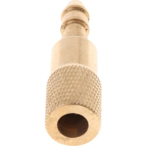 1PC Car Auto Brass 6mm Tyre Wheel Tire Air Chuck Inflator Pump Valve Clip Clamp Connector Adapter F19A