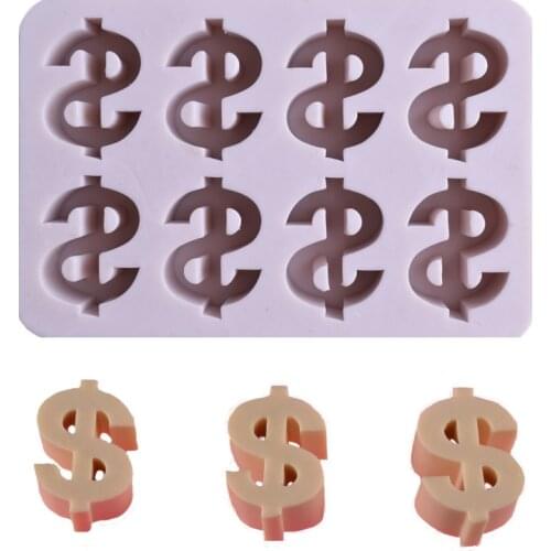 Luyou 1pc Dollar sign cake silicone mold fondant lace mold Birthday cake decorating tools chocolate gumpaste mold FM1971