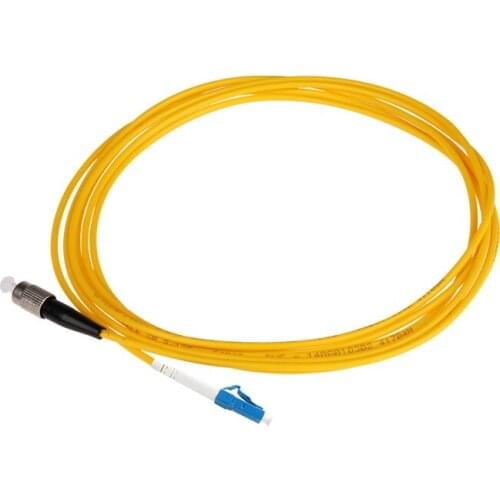 100 pcs Fiber Optic patch cord single mode simplex LC FC UPC Optical jumper cable sm 1 3 5 10 20 100m meters Ftth Free Shipping