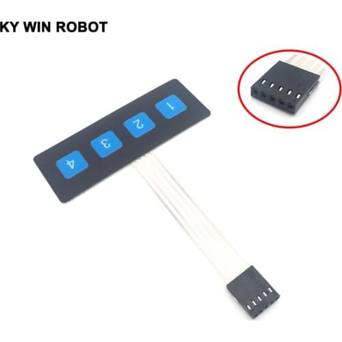 1X4 Matrix Keyboard For Arduino Array Module 16 Key Membrane Switch Expansion Keypad Panel 1*4 Control Microprocessor AVR