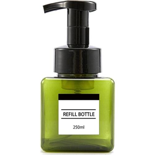 250/450ml Empty pump Bottle Refillable Shampoo Lotion Shower Gel Soap Empty Foam Bottle Dispenser